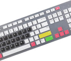 Keyboard Cover Skin for Dell KM636 KB216 KB216t KB216d KB216p Wired & Wireless Keyboard, Dell Optiplex 5250 3050 3240 5460 7450 7050, Dell Inspiron Desktop 24" 27" 5400 5490 7700 7790 3475 3670 3477