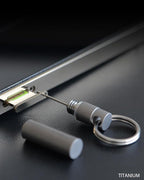 Titanium SIM Card Removal Tool with Keyring, Sim Card Tray Remover Eject Pin Key Tool for iPhone iPad Samsung Galaxy Smart Phone/Tablet and More，Gray