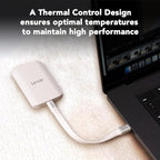 Lexar 1TB ES5 Magnetic External SSD, Up to 2000MB/s, Compatible w/MagSafe, USB-C Smartphones, iPhone 15/16 or Above, PC, Mac, Supports Apple ProRes & Samsung Pro Video, Silver (LES5XXX001T-RNWNU)