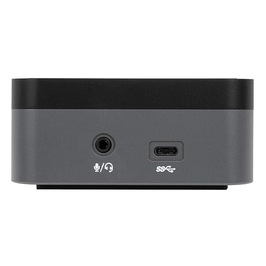 Targus USB C Universal Docking Station with Quad 4K(QV4K), Docking Station Single 5K/Quad 4K UHD Display,USB C Laptop Docking Station with 4 DisplayPort or 4 HDMI Ports/100W Power Delivery(DOCK570USZ)