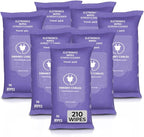 Screen Cleaner Wipes: Electronic Wipes for Screens - Computer Screen Wipes for Lens, Phone, Tv Screen and Monitor Cleaning - Tech Wipes & Microfiber Cloth (Soft Wipes, 210 Count)