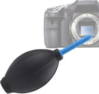 Camkix Camera Lens Cleaning Kit - Air Blower, 2in1 Lens Cleaning Pen, Cleaning Brush, Spray Bottle w/Cleaning Solution, Lens Cleaning Paper Tissue (Without Fluid)
