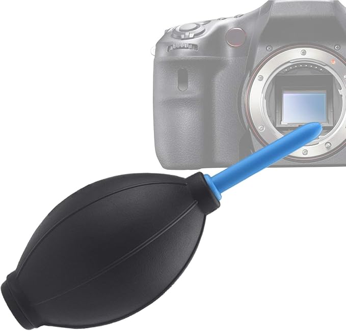 Camkix Camera Lens Cleaning Kit - Air Blower, 2in1 Lens Cleaning Pen, Cleaning Brush, Spray Bottle w/Cleaning Solution, Lens Cleaning Paper Tissue (Without Fluid)