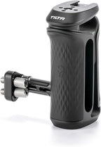Tilta Xeno Side Handle for Filmmakers & Cameras - Black | Secure Connection & Helps Prevent Rotation | Adjustable Height | Textured Silicone Grip | Convenient Assembly (Dual 1/4″-20)
