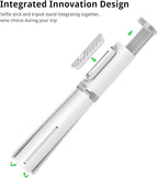 ATUMTEK Selfie Stick Tripod, Extendable 3 in 1 Aluminum Bluetooth Selfie Stick with Wireless Remote and Tripod Stand for iPhone 16/15/14/13/12/11/11 Pro/XS Max/XS/XR/X/8/7, Samsung Smartphones, White