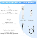AODELAN for Fujifilm Camera Tripod with Rechargeable Wireless Shutter Release,Shooting Grip Remote Control Handle for Fuji X-T3,X-T4,X-T5,X-T30,X-T30 II,X-T50,X-H2,X-H2S,X-S10,X-S20,X100 VI,X-M5