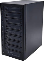 USB 4.0 (40Gbps) Type-C 8 Bay 2.5 Inch and 3.5 Inch SATA Hard Drive External Hard Drive Enclosure