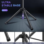 DJ Light Stand Heavy Duty Par Can Tripod T-Bar Stage Lights Stand Adjustable 39-100 Inch DJ Lighting Tripod Mount