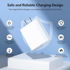 for iPhone 14 13 12 11 Fast Charger, [MFi Certified] 3 Pack 20W USB C Charger Block with 3FT&6FT&10FT USB C to ightning Fast Charging Cable Compatible with iPhone 14/13/12/11/Pro/Pro Max/Xs/Xr/X