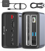 TobenONE Docking Station 3 Monitors, Triple Monitor Docking Station with Single 8K USB-C Video, Dual 4K HDMI, 10Gbps USB A/C, PD 3.0, 100W Power Supply, USB C Dock for Windows/ChromeOS, Dell, HP, ASUS