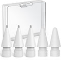 Delidigi 5 Pack Replacement Tips Compatible with Apple Pencil Pro/2nd Generation/1st Gen/USB C, Wear-Resistant iPencil Nibs Accessories Fine Point Precise Control Pen Like Tips