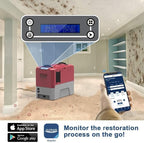 ALORAIR Smart WiFi LGR Commercial Dehumidifier up to 180 PPD (Saturation) with Pump, 5 Years Limited Warranty, Industrial Dehumidifiers APP Control, cETL Listed, for Garage, Flood Restoration