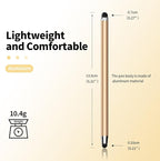 10 PCS Stylus,Stylus Pen for Touchscreen,Stylus 2-in-1 High Sensitivity & Precision Suitable for All Touch Screens of iPhone/ipad/Android Tablets(10 Stylus Pen Gold/Black + 20 Tips)