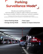 THINKWARE ARC Dash Cam with Smart Driving Alert System, 3X Energy Saving, 1440P+1440P Front and Rear, Wi-Fi, Super Night Vision, 24/7 Parking Mode (Free 32GB Card, Hardwiring, 12V Cable, GPS)