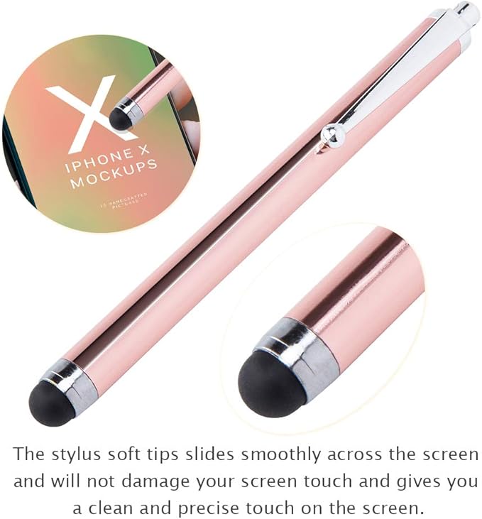 Briout Stylus Pens for Touch Screens, 36 Pack Capacitive Stylus, High Precision Compatible with All Universal Touch Screen Devices (12 Multicolor)