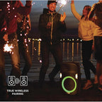 Altec Lansing SoundRover 75 Wireless Speaker 75W Bluetooth Speaker with a Long Lasting 10 Hour Battery, 50 Foot Range, Multi LED Party Modes, True Wireless Pairing, Bonus Microphone
