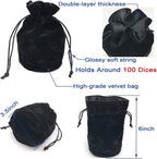Dice Set for Dungeons&Dragons, DND, RPG Games, Polyhedral Dice Set, Assorted Dice Set, 35 Total, 5 Sets with Drawstring dice Pouch