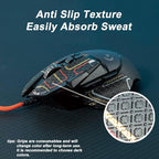 Grip Tape for Lamzu Atlantis Maya - Anti-Slip,Enhanced Control, Sweat Resistance,Improves FPS Gaming Grip & Mouse Protection [Pre-Cut] CS Pink 0.3mm