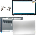 Replacement LCD Cover Back with Bezel with Hings for Lenovo Ideapad 1-15ADA7 82R1 82U4 1 15AMN7 82VG 82X5 1 15ALC7 82R4 Series Laptop Rear Case Top Lid 5CB1M48453 5CB1F36621 5B30S19034