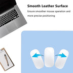 PU Leather Desk Pad Protector Gaming Mouse Pad Non Slip Desk Mat for Keyboard and Mouse Waterproof Desk Writing Pad for Office and Home Desk Accessories(Blue, 31.5 * 15.7)