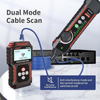 NOYAFA NF-8209S Network Cable Tester, Ethernet Cable Tester with PoE,NCV,Cable Length Test,Port Flashing,Multi-Function Trouble-Free Line Scan Mode,CAT5,CAT6 Line Tracer,LAN Network Cable Tracer Kit