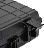 MEIJIA Portable Waterproof Protective Case,Hard Camera Case,Customized Fit Foam Inserted, Elegant Black,Fit for Camera, Equipments, Lens,Drones(Black)