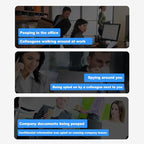 24 inch Hanging Monitor Computer Privacy Screen Filter, Anti Glare Blue Light Screen Protector Panel, Computer Screen Privacy Shield for Widescreen Monitor, 24 inch 16:9 Aspect Ratio