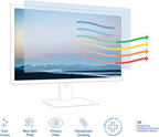 Ocushield 23.6” Premium Anti Blue Light Screen Protector with Privacy Filter for Laptops and Computer Monitors - Anti-Glare - Easy Install - Anti-Fatigue (522 x 294 mm)