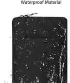 UPERFECT 18.5-inch Portable Monitor Case Polyester Laptop Sleeve Protective Case Vertical Style with Pocket Zipper for 18.5-inch Monitor Laptop Pad Tablet