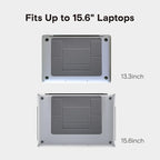 MOFT Laptop Stand for Desk, Adhesive Laptop Stand with 2 Adjustable Viewing Angles, Foldable and Portable Computer Stand Compatible with MacBook Air, MacBook Pro 11"-16", Starry Grey
