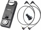 RC101-N3 Camera Shutter Remote Control for Canon R5 R5C 5D4 5D3 6d2 1/4 Screw Fixing Small Release Button Handle Two Cameras in sync Release Button