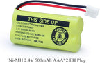 BT18433 BT28433 2.4v 500mAh Ni-Mh Phone Battery Rechargeable Compatible with AT&T Vtech BT-8300 BATT-6010 BT184342 BT284342 BT1011 BT1018 BT1022 BT1031 89-1326-00-00 CPH-515D(8 Pack)