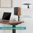 Set of 2 Studio Monitor Stands Desktop Clamp Speaker Stands Against The Wall