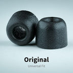 Comply 100 Core Series | Memory Foam Replacement IEM Ear Tips for Etymotic, Westone, Klipsch & More | Superior Noise Isolation, Ultimate Comfort, Secure Fit | Variety, Black, Medium (3 Pairs)