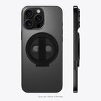 Grat 2 Magnetic Phone Grip Kickstand, [Elastic Finger Strap] Phone Loop Holder, Dual-Sided Magnet Ring Stand Compatible with Magsafe Series iPhone 16 15 14 13 12 Pro max, Black