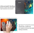 Hokafenle Mouse Pad, Square Personalized Computer Mouse Pads with Galaxy Design, Washable Mouse Mat, Gaming Office Home Non-Slip Rubber Base Mousepad