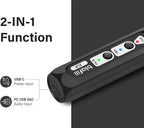 XLR Portable Bluetooth v5.1 Music Receiver, aptX HD aptX Low Latency AAC SBC TWS, Rechargeable Battery 10hrs Long Playtime, USB-C DAC for Mixing Console Desk, Audio Mixer, PA DJ System