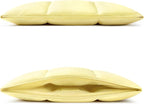 Comfyable Puffy Laptop Sleeve 15 Inch 16 Inch, Quilted Puffer Laptop Carrying Case, Pillow Pouch Compatible for MacBook Air 15 in M4 2025 & MacBook Pro 16 in M4 2024, Butter Yellow