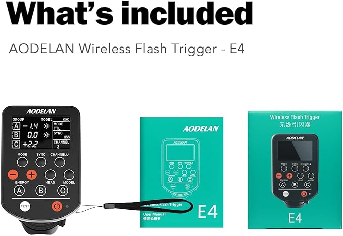 AODELAN TTL HSS 1/8000s Wireless Flash Remote Trigger Compatible for Sony Camera; Replace P-rofoto Air Remote TTL-S