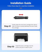 VersaLink C8000 High Capacity Toner Cartridge Set 4-Pack Replacement for Xerox 106R04049 106R04046 106R04047 106R04048 Compatible with Xerox VersaLink C8000 C8000DT C800DTM Printer Black Cyan Magenta
