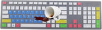 Keyboard Cover Skin for Dell KM636 KB216 KB216t KB216d KB216p Wired & Wireless Keyboard, Dell Optiplex 5250 3050 3240 5460 7450 7050, Dell Inspiron Desktop 24" 27" 5400 5490 7700 7790 3475 3670 3477