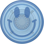 PopSockets Plant-Based Phone Grip with Expanding Kickstand, Adhesive Grip, Eco-Friendly - Happy Blues