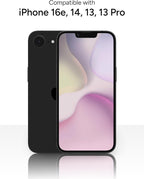 ZAGG InvisibleShield Glass Elite VisionGuard Screen Protector for Apple iPhone 16e/ 14/13/ 13 Pro - 5X Stronger, Blue-Light Protection, Anti-Fingerprint Technology, Easy to Install