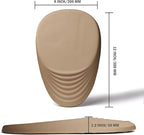 Ergonomic Mouse Pad Wrist Support, Mouse Pad with Wrist Rest, Entire Memory Foam & Non-Slip PU Base MousePads with Stepped-Wedge Design for Pain Relief, Desk, Office, Home, Beige
