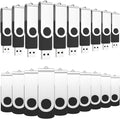 ABLAZE 4GB USB Flash Drive 100 Pack, USB 2.0 Thumb Drives Bulk Memory Sticks Pendrives 100PCS (Black)