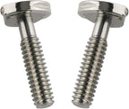 E-outstanding D Ring Hinged Screw 2PCS 1/4-20 Thread D-Ring Stainless Steel Camera Fixing Screws for Camera Tripod Monopod QR Plate 26mm Length