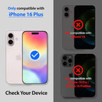 DOME GLASS Whitestone Screen Protector for iPhone 16 Series (iPhone 16 Plus)