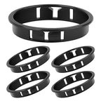 5PCS 3-9/16" Black Cable Snap Bushing Grommet, Snap in Cord Bushing Protect Cables