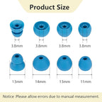 Ear Bud Covers Silicone Replacement Earbud Tips Compatible with Powerbeats Pro Beats Wireless Earphone Headphone Ear Tips 4 Pairs