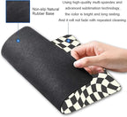 Mouse Pad, Black White Checkered Mouse Pad, Square Mouse Mat Waterproof Computer Mousepad Non-Slip Rubber Base Mouse Pads for Office Laptop